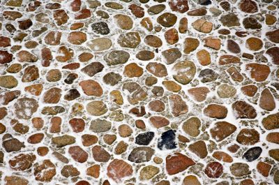 Cobblestone pavement Cobblestone pavement
