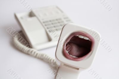 Crying Telephone Receiver