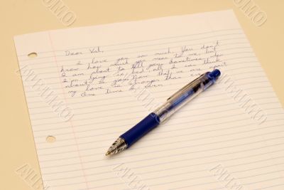 Basic Love Letter with Pen