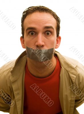Taped Mouth