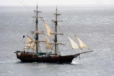 Pirate Ship Sailing