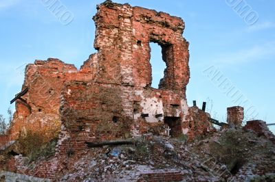 destroyed building destroyed building