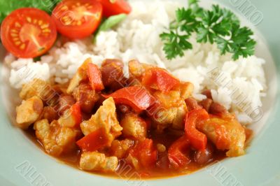 Chicken And Lentil Stew With Rice 3