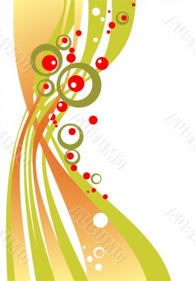 curves and circles background