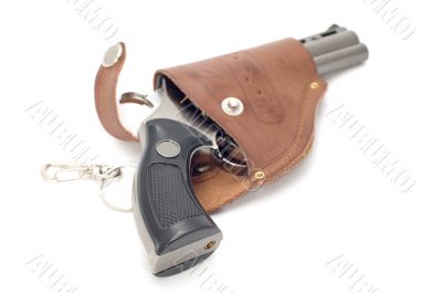 revolver and holster
