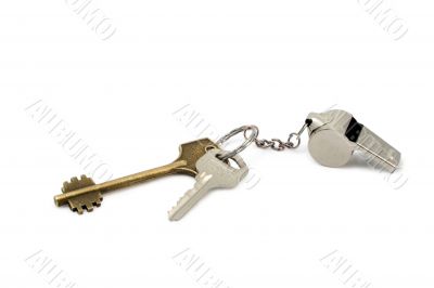 keys and whistle