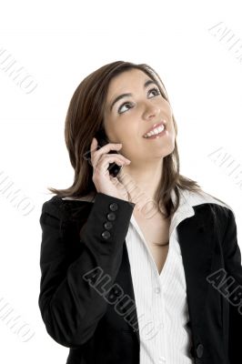 Businesswoman making a phone call