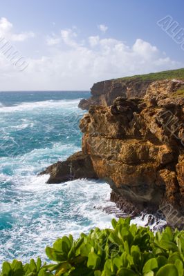 Cliffs on Kauai coast