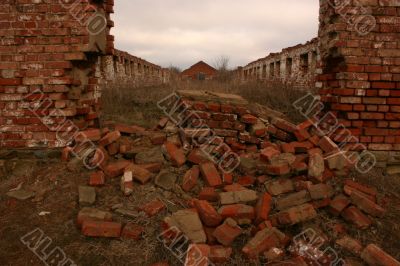 RUINS OF THE BUILDING RUINS OF THE BUILDING