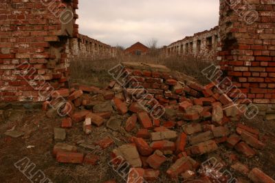 RUINS OF THE BUILDING