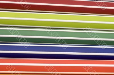 colored markers extreem close up