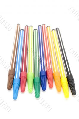 colored markers