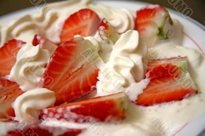 Strawberries and cream