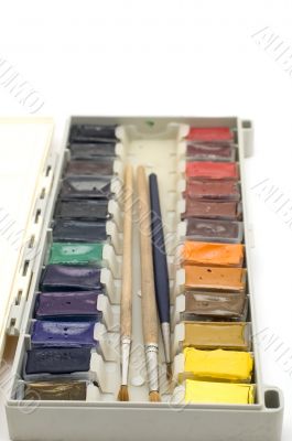 gouache close up
