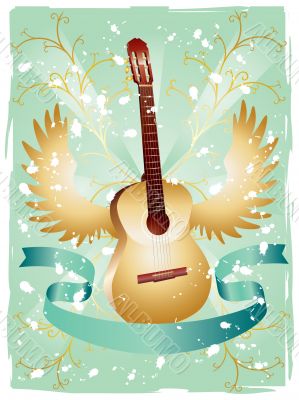 Grunge Guitar Pattern Grunge Guitar Pattern