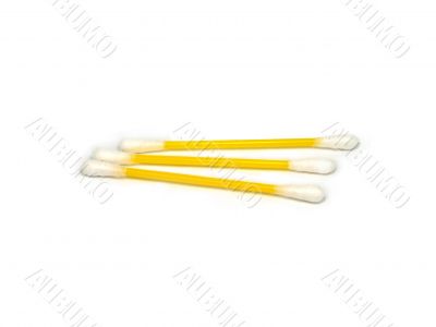 Double-tipped cotton swabs
