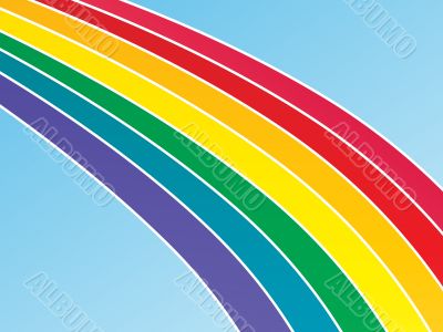 Large Rainbow Background