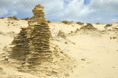 Sand castle bu nature