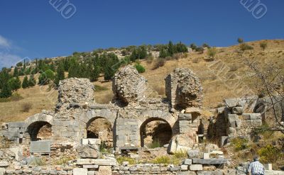 ancient ruins in Ephesus