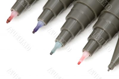 colored soft-tip pen macro