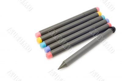 Set soft-tip pen