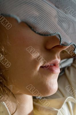 female face female face