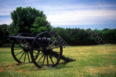 Three inch rifled cannon