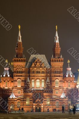 House on the red square