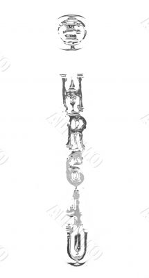 You can write messages with this letters series