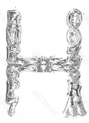 You can write messages with this letters series