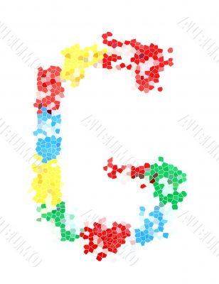 You can write messages with this letters series