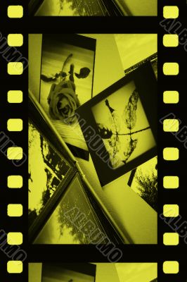 Photo Album with copy space