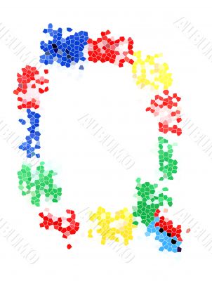 You can write messages with this letters series