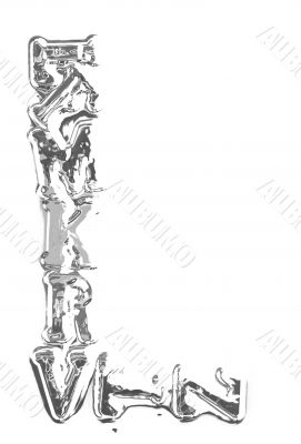 You can write messages with this letters series