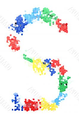 You can write messages with this letters series