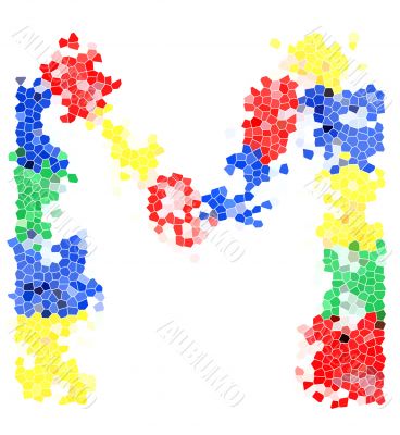 You can write messages with this letters series