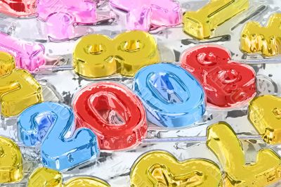 Close-up of numbers !