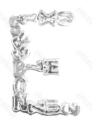 You can write messages with this letters series