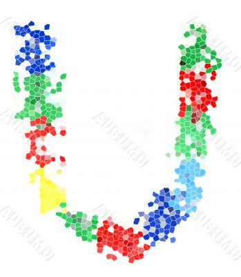 You can write messages with this letters series