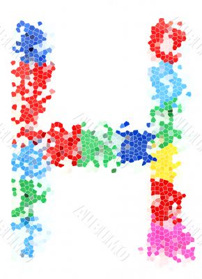 You can write messages with this letters series