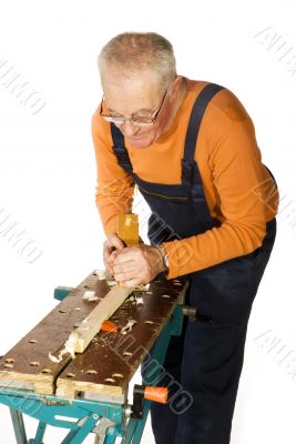 elderly carpenter