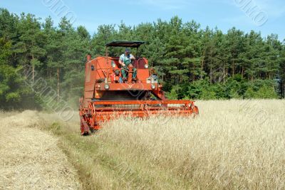 combine harvester