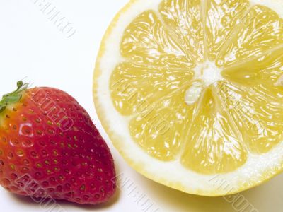 Lemon and strawberry Lemon and strawberry