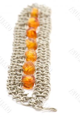 bracelet with amber