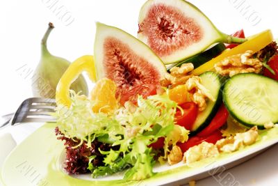 salad with fig