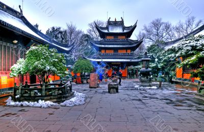 Chinese buddhist shrine