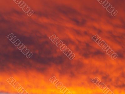 Unusual sunset Unusual sunset