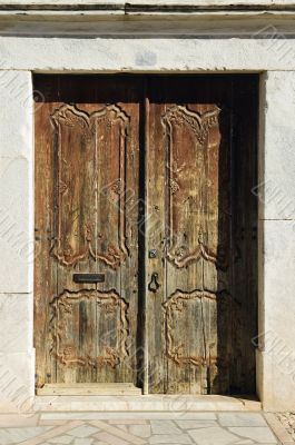Old carved door