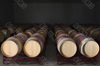 Wine barrels