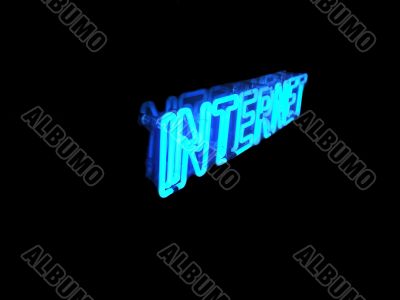 Neon Internet Sign